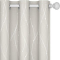 Deconovo Room Darkening Curtains, Light Beige Curtain, Thermal Insulated Noise by Deconovo