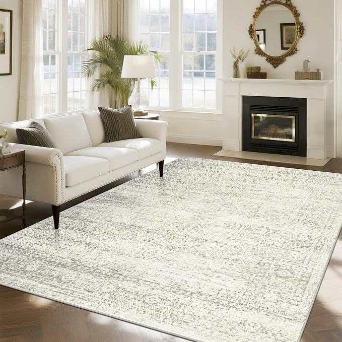 Washable Rugs 8x10 Area Rugs for Living Room, Dining Room- Large Ultra Soft by Srugn