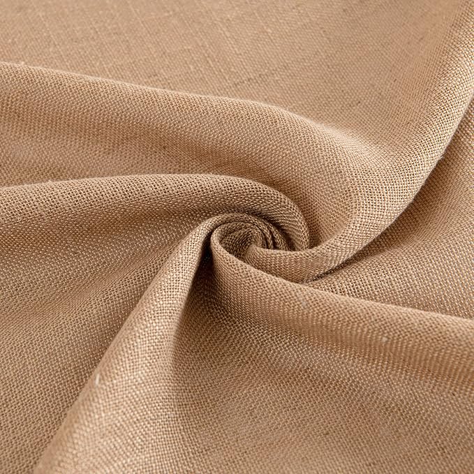 MIULEE Brown Linen Curtains 90 Inches Long - Image 8