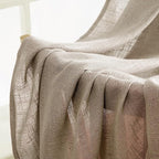 MIULEE Taupe Grey Linen Curtains 108 Inches Long 2 Panels - Image 6