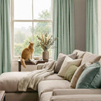 RYB HOME Sage Green 100% Blackout Curtains 102 inches Long, Thermal Insulated - Image 6