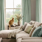 RYB HOME Sage Green 100% Blackout Curtains 90 inches Long, Thermal Insulated - Image 6