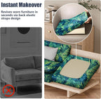 8Pcs Stretch Patio Cushion Covers, Outdoor Couch & Sofa Replacement Slipcovers - Image 5