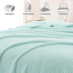 Whale Flotilla Queen Size Fuzzy Fleece Blanket - Image 8