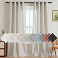 H.VERSAILTEX Living Room Linen Curtains by HVERSAILTEX