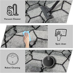 6x9 Fluffy Area Rugs for Living Room, Shag Area Rug for Bedroom, Geometric Soft - Image 4