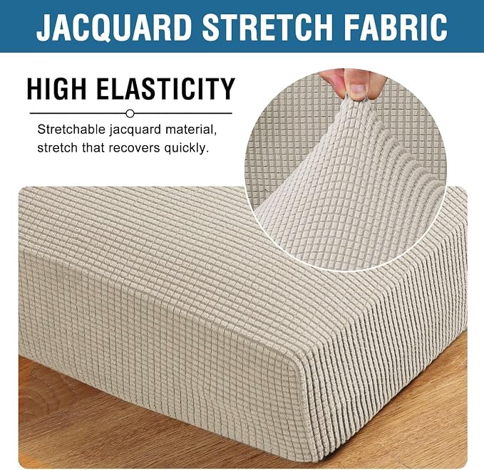 H.VERSAILTEX Super Stretch Individual Seat, Sofa Covers Couch, cushion covers - Image 4