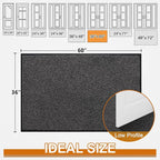 Mibao Front Door Mat, Dirt Trapper Welcome Mat - Image 2
