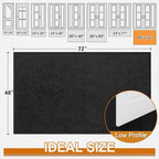 Mibao Dirt Trapper Door Mat for Indoor Outdoor, Waterproof All-Season, - Image 3