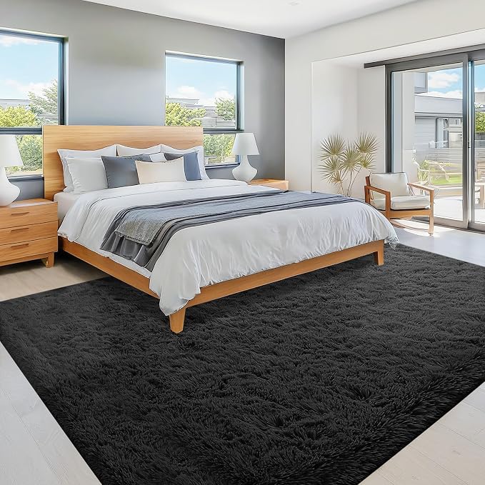 8x10 Area Rugs for Living Room: Fluffy Shag Soft Washable Rug Large Fuzzy Plush - Image 6