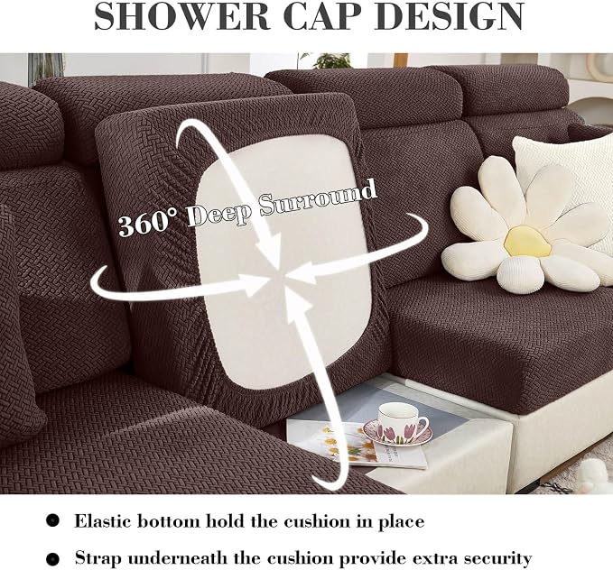 Sofa Covers Couch Covers for Sofa Pet Friendly Couch Cushion Covers Universal - Image 4