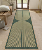 Lahome Enfys Modern Rainbow Easy Jute Kitchen Runner, 2x8 Indoor Outdoor Runner by Lahome