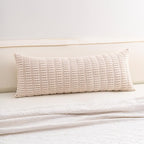 Corduroy Decorative Throw Pillow Covers 14x36 Inch Soft Striped Pillow Covers by Unknown
