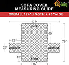 Easy-Going Reversible Couch Cover - Image 6