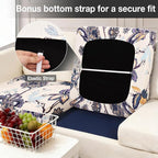 hyha 4Pcs Patio Cushion Covers, Stretch Outdoor Couch Cushion Covers, Washable - Image 4