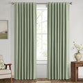 MIULEE 100% Blackout Linen Curtains by MIULEE