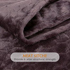 TOONOW Fleece Blanket Textured Fuzzy Plush Throw Blanket Twin Size 60" x 80" - Image 5