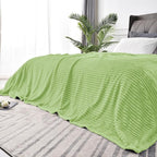 BEDELITE Fleece Blanket Queen Size – 3D Ribbed Jacquard Soft and Warm by BEDELITE