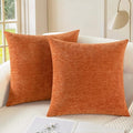 CaliTime Fall Throw Pillow Covers Decorative 24 X 24 Inches Pack of 2 Cozy by CaliTime