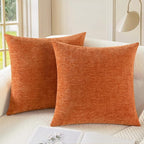 CaliTime Fall Throw Pillow Covers Decorative 20 X 20 Inches Pack of 2 Cozy by CaliTime