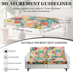4Pcs Patio Stretch Cushion Covers, Outdoor Sofa Replacement Cover Slipcovers - Image 2