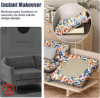 8Pcs Stretch Patio Cushion Covers, Outdoor Couch & Sofa Replacement Slipcovers - Image 5