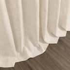 Linen Curtains for Living Room 90 Inches Long Modern Farmhouse Decor Light - Image 9