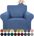 KEKUOU Stretch Single Sofa Slipcover 1 Piece Couch Sofa Cover Furniture by KEKUOU