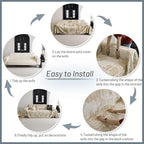 MYSKY HOME Couch Cover for Sectional Sofa Set for Dog Cat Pets Abstract - Image 5