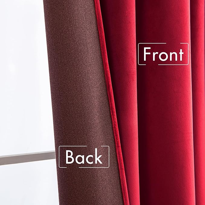 MIULEE Velvet Curtains 108 inches Long - Image 6
