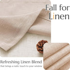 jinchan Farmhouse Linen Valance - Image 6