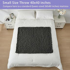 Bigacogo Chunky Knit Throw Blanket - Image 5