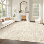 Living Room Rugs 8x10: Washable Moroccan Geometric Boho Rug Farmhouse Non Slip by VECARF