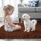 Area Rugs 9x12 Living Room, Shaggy Carpet Soft Plush Furry Bedside Rug Large - Image 7