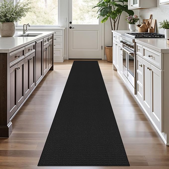 KOZYFLY Runners for Hallways 2x10 ft Washable Kitchen Runner Non Slip Rubber - Image 2