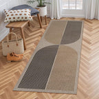 Lahome Enfys Modern Rainbow Easy Jute Rug, 2x6 Kitchen Runner Washable Rug by Lahome