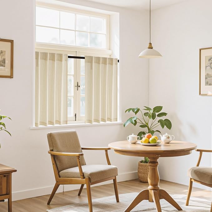 RYB HOME Kitchen Striped Curtains - Image 6