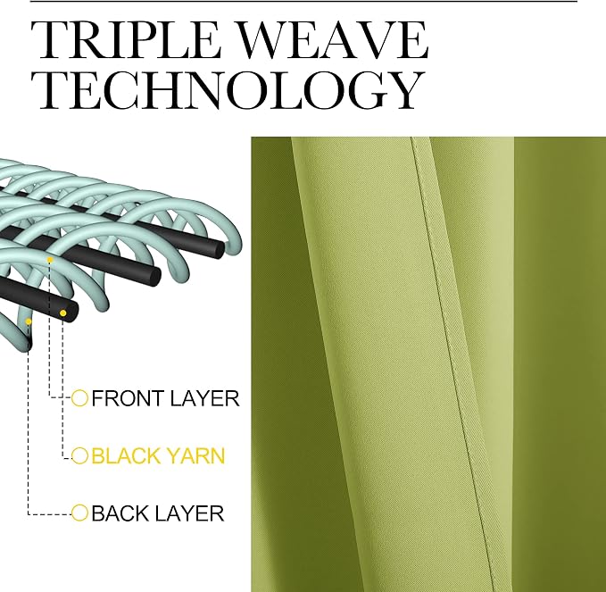 NICETOWN Blackout Curtain Panels - Image 5