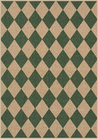 Lahome Colette Checkered Outdoor Rug 5x7, Washable Rug - Image 8