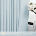 Sky Blue Curtains 84 inch Length - Image 3