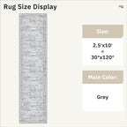 Runner Rug 2'6" x 10' Washable Non-Slip Runner Rugs - Image 5