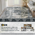XLUEZ 8x10 Area Rugs for Living Room, Washable Modern Abstract Large Area Rug - Image 8