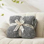 Snuggle Sac Heather Black Throw Blanket - Image 3