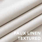 H.VERSAILTEX Linen Curtains 100% Blackout Curtains - Image 4