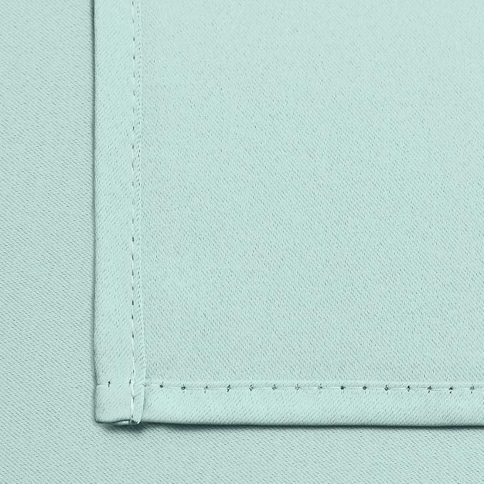 Yakamok Aqua Blackout Curtains for Bedroom, Grommet Thermal Insulated Room - Image 5