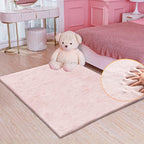 ORINOVA Pink Faux Fluffy Rabbit Fur Rug by ORINOVA