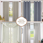 KAMANINA 1 Inch Curtain Rod Telescoping Single Drapery Rod 28 to 48 Inches - Image 9