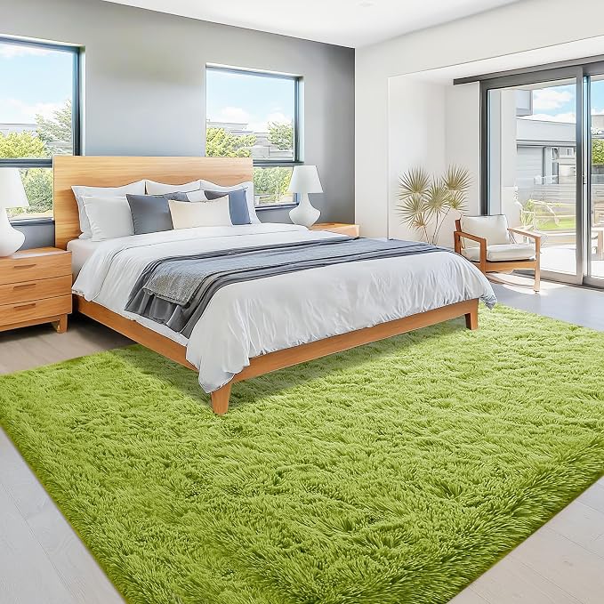 8x10 Area Rugs for Living Room: Fluffy Shag Soft Washable Rug Large Fuzzy Plush - Image 6
