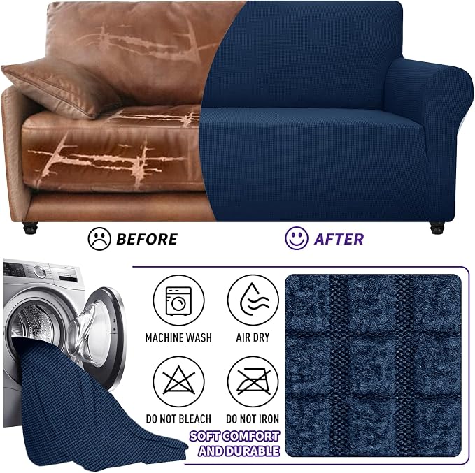 ZNSAYOTX Stretch Oversized Couch Cover Universal Sofa Covers - Image 7