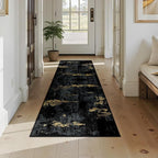 Washable Area Rugs 2x7 Non-Slip Modern Abstract Soft - Image 3